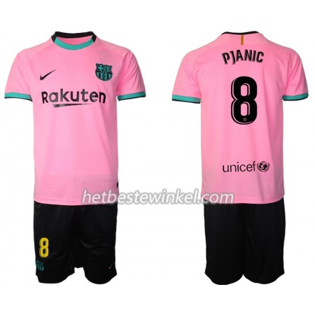 FC Barcelona Miralem Pjanic 8 Voetbaltenues Kind Third 2020/21 - SS (+ Korte broeken)